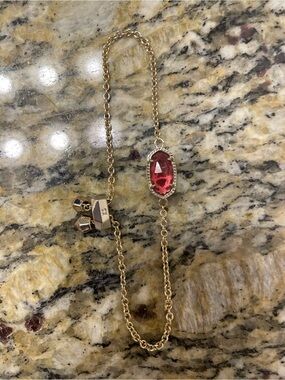 Kendra Scott Red/Gold Bracelet
